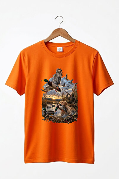 The Baski Hunting Hunting Duck Hunting Printed Hunter and His Dog Reeds 100% ...