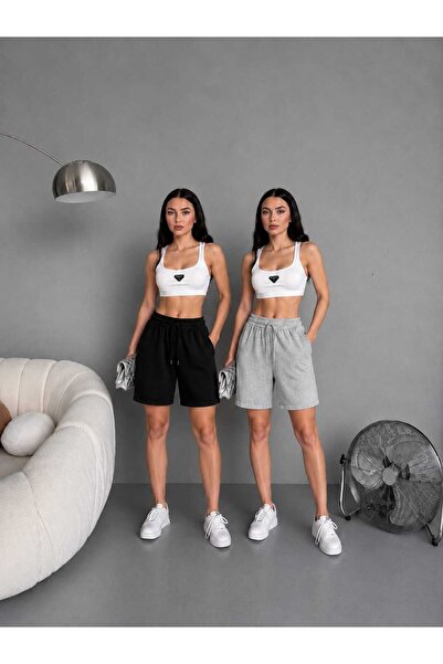 JULİA MODA قطعتان من السراويل النسائية المريحة المصنوعة من القطن الفاخر، متوا...