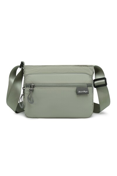 SMART BAGS Светлосива ежедневна лека дамска чанта за рамо и през рамо, малък ...