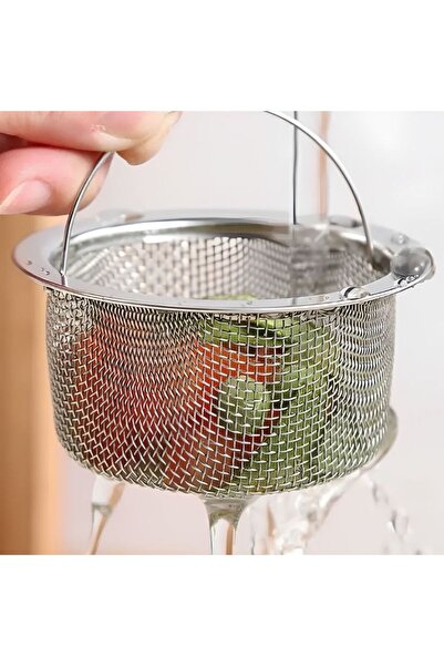 Kmt Style Stainless steel sink strainer, upper diameter 7.5cm, lower diameter...