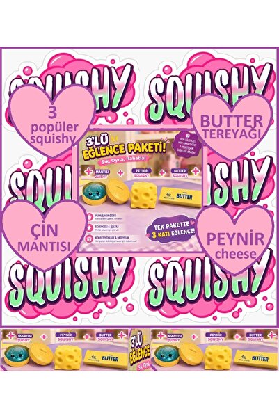 OYUNCAKSAHİLİ Cheese Peynir Çin Mantısı Butter Tereyağı 3 Populer Trend Oyunc...