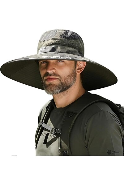 Huamulan Wide Brim Sun Protection Hat, Unisex Breathable Hats for Outdoor, Hi...
