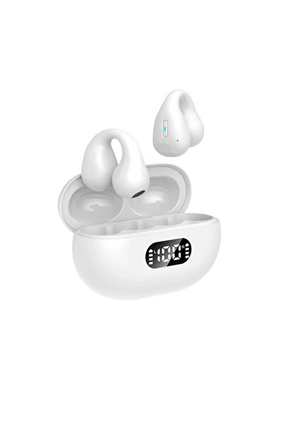 Choice1 White New Fashion Design Bone Conduction Earbuds Ambie Sound Earcuffs...