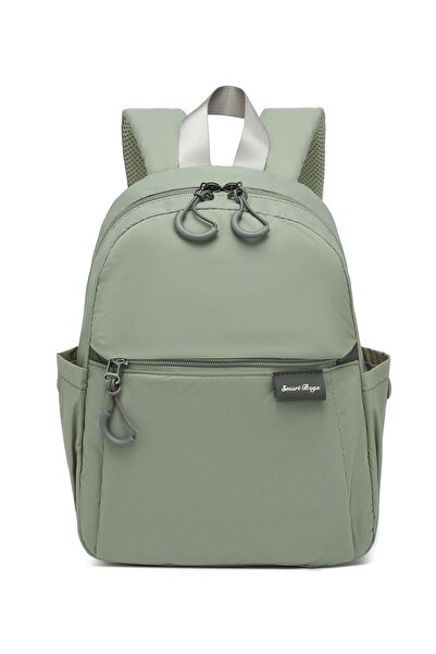 SMART BAGS Rucsac de damă, gri deschis, de zi cu zi, de dimensiuni mini, ușor