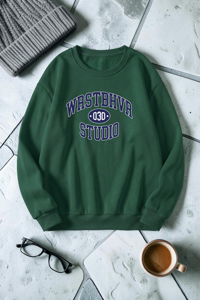 trendypassion Unisex Printed Crew Neck Sweatshirt