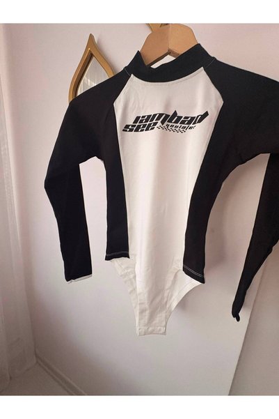 galaxy boutique White Harajuku I Am Bad See You Later Black Stripe Snap Faste...