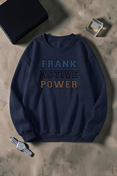 trendypassion Unisex Frank Active Power Printed Crew Neck Sweatshirt