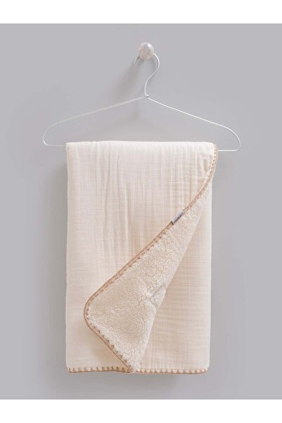 Caramell Emilio Muslin Wellsoft Blanket 85*90 Ecru