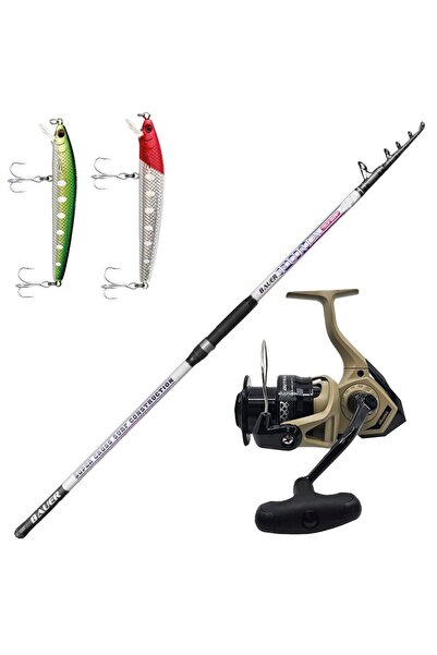 Okuma Bauer Furia 420 cm Outrax 6000 Palamut Kurşun Arkası Olta Takımı Seti