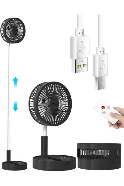 GENERAL Standing Fan Made of Plastic, Foldable, Portable, Telescopic, Can Be ...