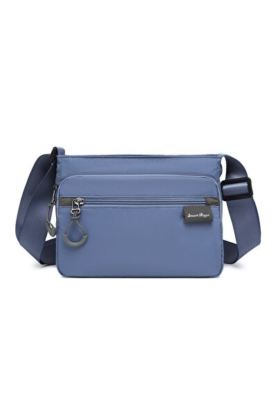 SMART BAGS حقيبة كتف وحقيبة كروس نسائية صغيرة الحجم وخفيفة الوزن باللون الأزر...