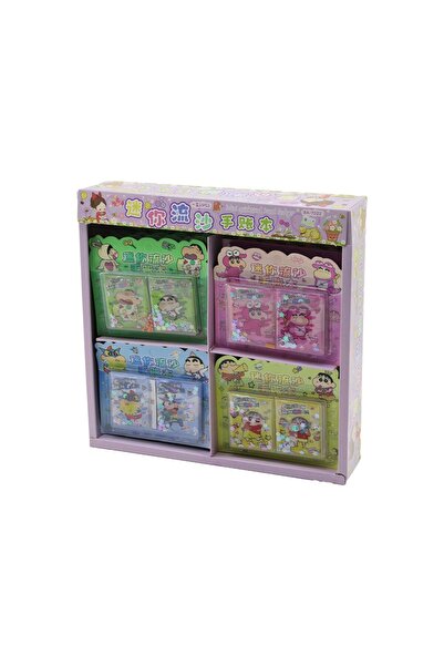 FTA TİCARET 2 Mini Notepad Set - Crayon Shin Chan Design - 12 Sheets of Stick...