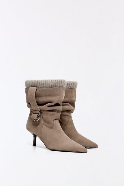 Bershka DERİ SLOUCHY ÇORAP BOT