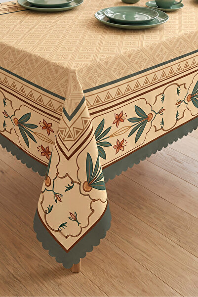 Decomia Home Modern Colorful Floral Tablecloth Stain-Resistant Stylish Design...