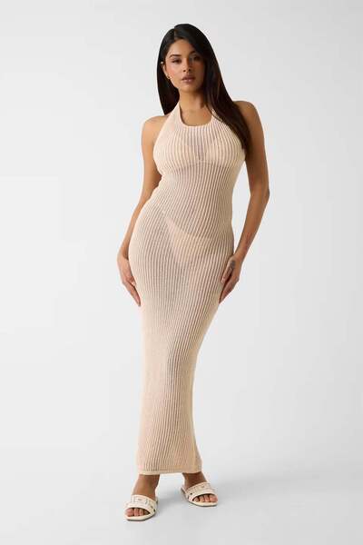 Guess AURA NET STITCH DRESS SWTR