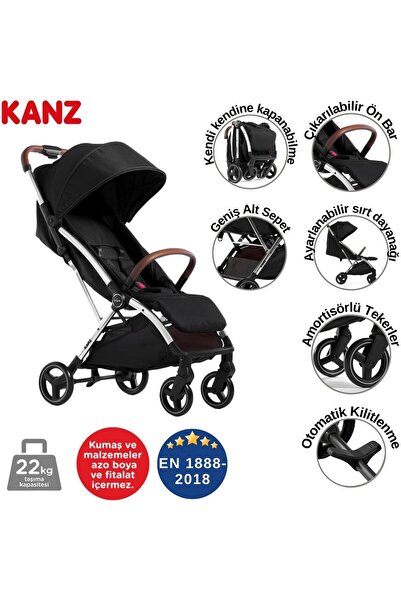 Kanz A-Go Bebek Arabası SİYAH