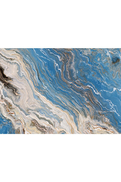 VIODESIGN Fototapet abstract ,autoadeziv, Marmura Albastru Gril, multicolor,8...