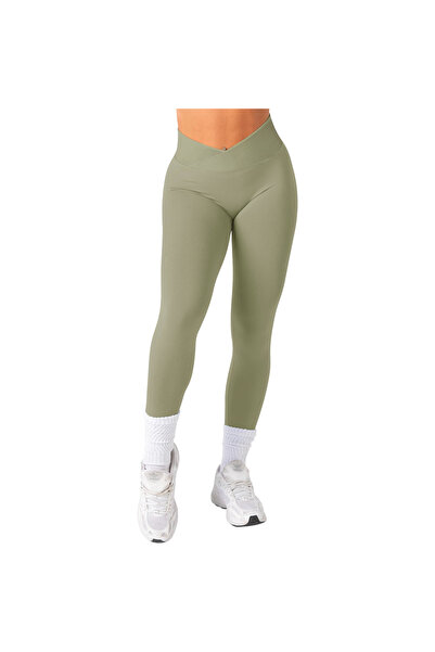 OtherMax Colanți sport de damă pentru fitness, fără cusături, cu efect push-u...