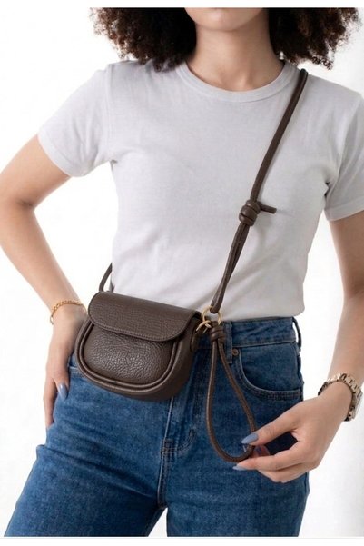 Name Baby Women's Daily Use Hand and Shoulder Bag with Wrist and Knot Strap C...