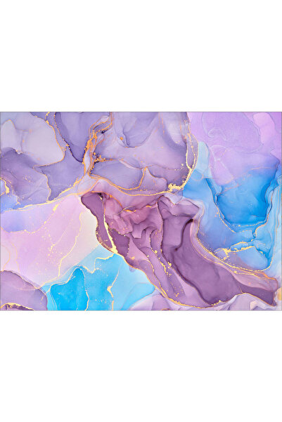VIODESIGN Fototapet abstract ,autoadeziv, Marmura Mov Albastra, multicolor,80...