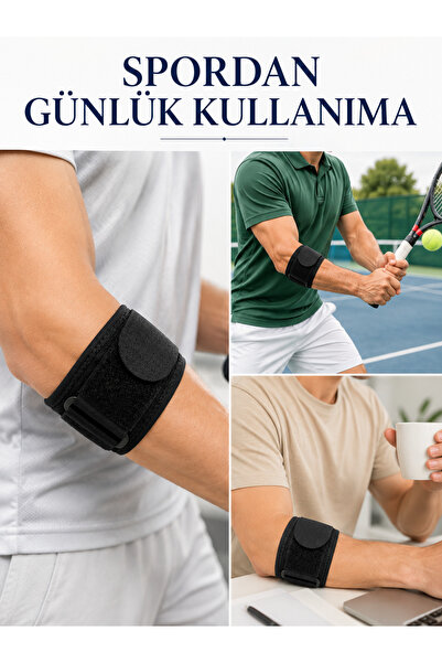 FTA TİCARET Epicondylitis Bandage Adjustable Tennis and Golf Elbow Support Band