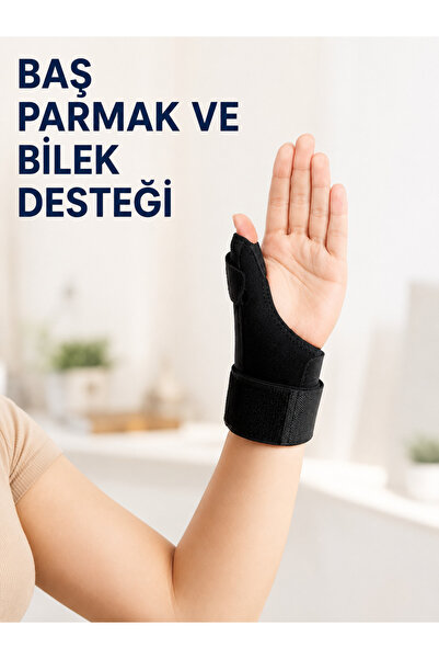 FTA TİCARET Metal Atelli Thumb Support Hand Wrist Brace Adjustable De Quervai...
