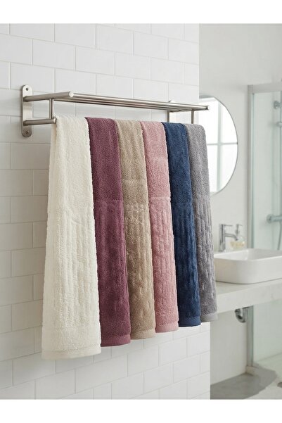 MY MÜRDÜM Cotton Series 50X90 6-Piece 100% Cotton Towel Set |   Dowry Towel Set