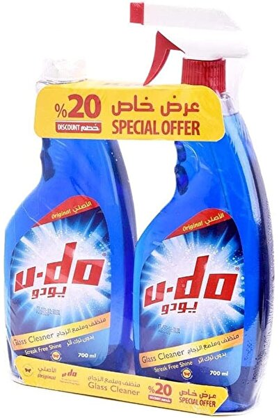 GENERAL بخاخ سائل لتنظيف النوافذ من يو-دو سعة 700 مل من قطعتين