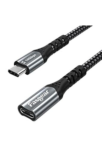 GENERAL فاسجير كيبل وصلة USB C 10Gbps USB 3.1 الجيل الثاني ذكر الى انثى يدعم ...
