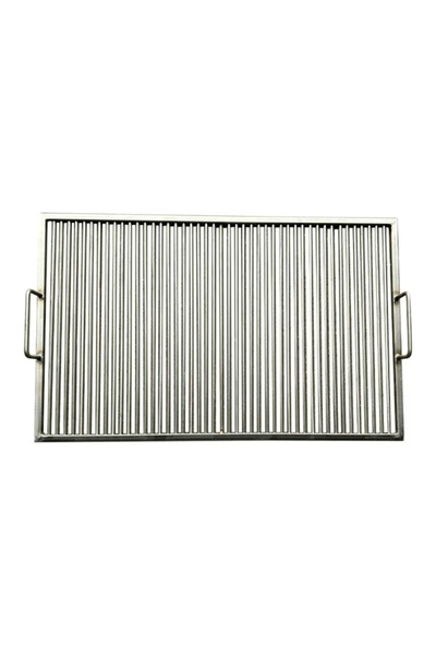 Generic Brand Grătar din inox alimentar, 60x40cm, cu bare rotative, manere la...