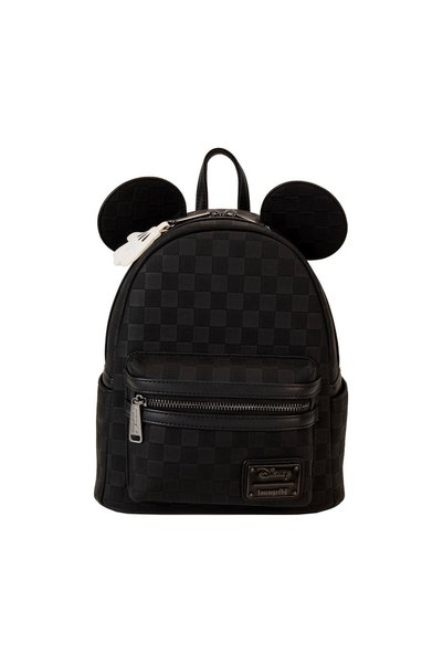 Loungefly Mini rucsac Disney cu urechi Mickey, culoare verde clasic (WDBK3854)