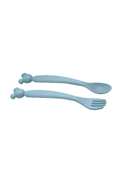 Stor Disney: Mickey Mouse – Toddler 2 Pcs PP Shaped Cutlery Set (13315)