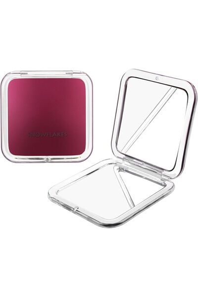SNOWFLAKES SNOWFLAKES Magnifying Compact Mirror - Snowflakes Elegant Compact ...