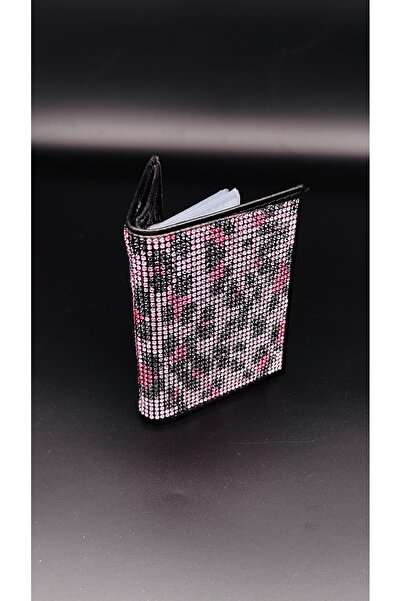 EFEAKS Stoned Leopard Red Pattern Card Holder Wallet