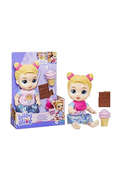 Hasbro Baby Alive: Păpuși de îngrijire Core – Harper, cu gustări dulci (G1449)