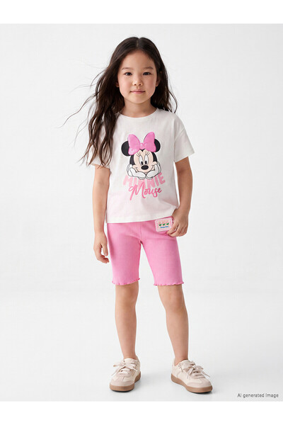 LC Waikiki ALITA CITY Girl's Camisole Ovalchi Leggings مع الفرق