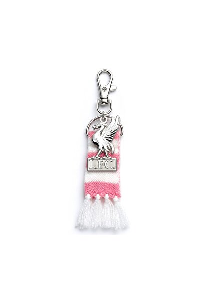 Carat Shop Liverpool FC – Eșarfă cu dungi roz și Agățător de rucsac Liverbird...