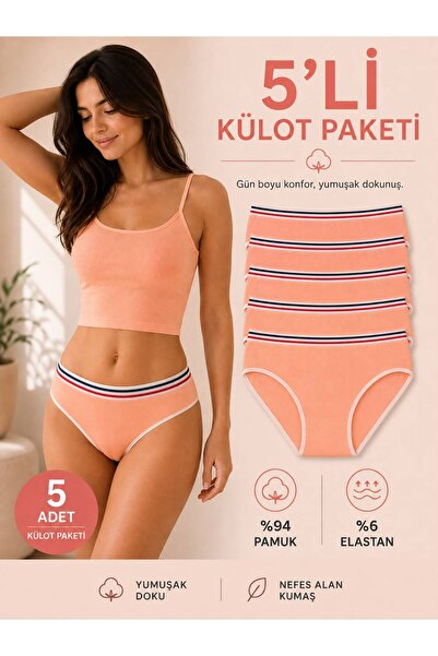 Tutku 5'li Victoria Bikini Külot