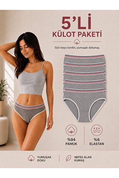 Tutku 5'li Victoria Bikini Külot