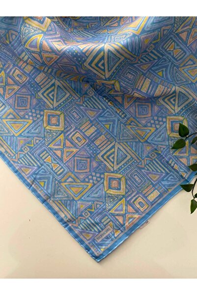 Silk Home Šal od mekog pamuka sa hijeroglifskim uzorkom