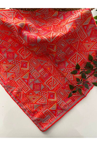 Silk Home Šal od mekog pamuka sa hijeroglifskim uzorkom