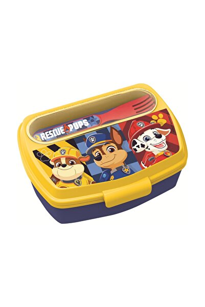 Stor : Paw Patrol Boy Rescue Pups – Funny Sandwich Box With Cutlery (81609)