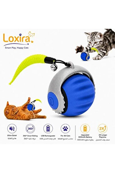Loxira Cat Toys – Automatic Cat Ball, 360° Rotating Smart Cat Toy for Indoor ...
