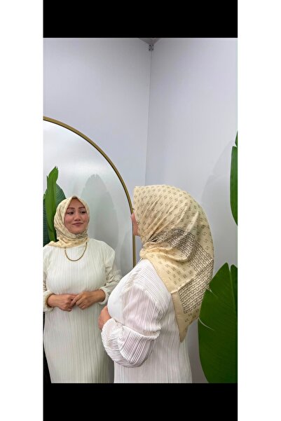 Genel Markalar Monogram desen soft pamuk eşarp