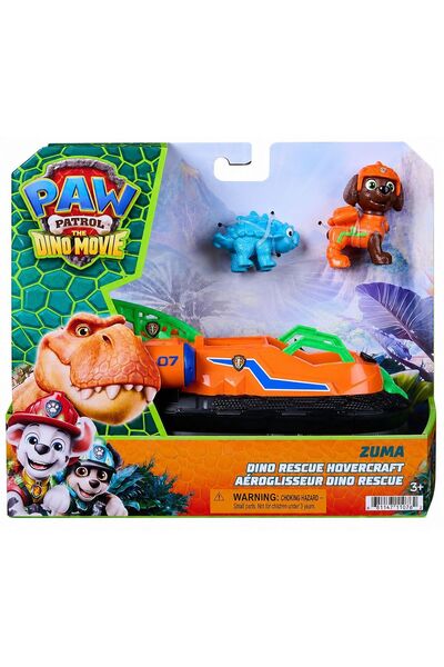 Spinmaster PATRULA CĂȚELUȘILOR FILMUL DINOSAURUL SET DINO VEHICUL HOVERCRAFT ...