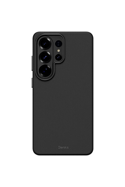 Benks Husă de silicon Vita Pro LeathrX pentru Samsung Galaxy S26 Ultra, Negru