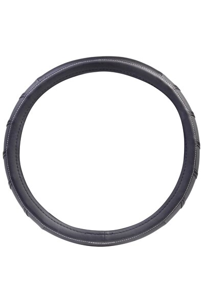 OEM Husă neagră pentru volan - Diametru 38cm, Plastic cu aderență moale
