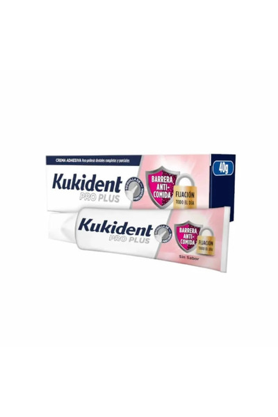Kukident Cremă adezivă Pro Plus Fixare pe tot parcursul zilei Fără parfum 40g