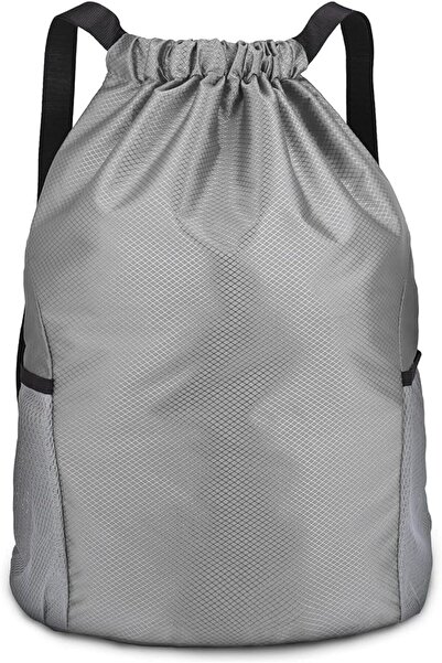 GENERAL Dasetery Drawstring Gym Bag, Unisex Pe Drawstring Backpack with Exter...
