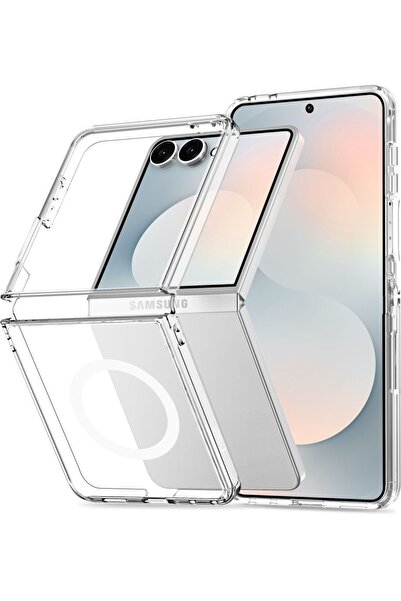 Tech-Protect Husă FlexAir Hibridă MagSafe pentru Samsung Galaxy Z Flip 8, Tra...